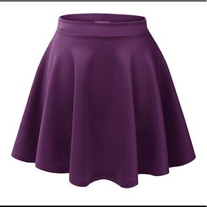 Purple Skater Skirt